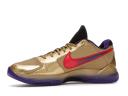 Nike Undefeated x Zoom Kobe 5 Protro 'Hall of Fame' Sneakers | Gold | Men's Size 5.5