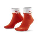 Nike - Unisex Everyday Plus Cushion Ankle 1 Pair - Double Socks - Orange/White Orange - XL