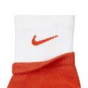 Nike - Unisex Everyday Plus Cushion Ankle 1 Pair - Double Socks - Orange/White Orange - XL