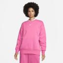 Nike Unisex Mini Swoosh Oversized Crew Sweatshirt in pinksicle
