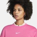 Nike Unisex Mini Swoosh Oversized Crew Sweatshirt in pinksicle