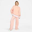 Nike Unisex Mini Swoosh Oversized Crew Sweatshirt in pinksicle