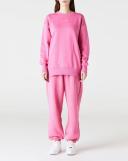 Nike Unisex Mini Swoosh Oversized Crew Sweatshirt in pinksicle