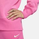 Nike Unisex Mini Swoosh Oversized Crew Sweatshirt in pinksicle