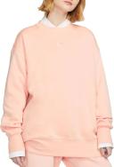 Nike Unisex Mini Swoosh Oversized Crew Sweatshirt in pinksicle
