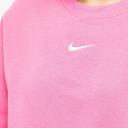 Nike Unisex Mini Swoosh Oversized Crew Sweatshirt in pinksicle