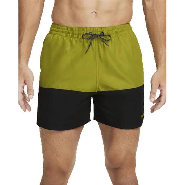 Nike Volley 5 Swim Shorts Yellow Black - L
