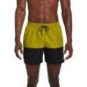 Nike Volley 5 Swim Shorts Yellow Black - XL