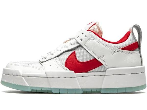 Nike W Dunk Low Disrupt 'Summit White / Gym Red' Shoes - Size 6W