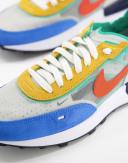 Nike Waffle One Mustard Orange Blue Turquoise