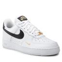 Nike White & Black Air Force 1 '07 Essential Sneakers