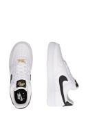Nike White & Black Air Force 1 '07 Essential Sneakers