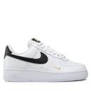 Nike White & Black Air Force 1 '07 Essential Sneakers