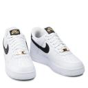 Nike White & Black Air Force 1 '07 Essential Sneakers