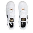 Nike White & Black Air Force 1 '07 Essential Sneakers