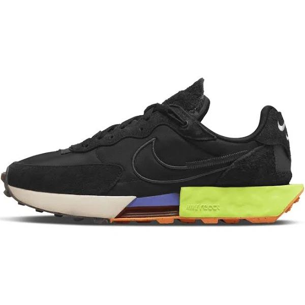 Nike Wmns Fontanka Waffle 'Black Volt' Womens Sneakers - Size 11.0