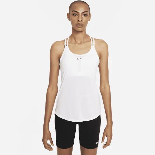Nike Wom Dri-FIT One Elastika Tank XS White