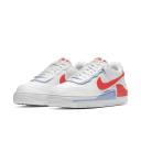 Nike | Women Air Force 1 Shadow SE Sneakers White/Orange 8