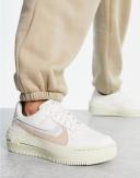 Nike Women's Air Force 1 PLT.AF.ORM Sail/light Silver