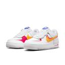Nike Women's Air Force 1 Shadow Gundam White/sundial - Size 7.5