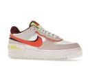 Nike Women's Air Force 1 Shadow Red/Orange/Volt