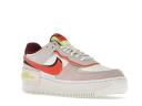 Nike Women's Air Force 1 Shadow Red/Orange/Volt