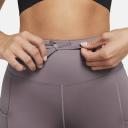 Nike Women's Go Dri-Fit High-Rise 7/8 Leggings - Purple Smoke - XL Each