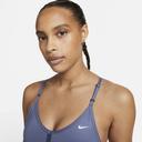 Nike Women's Indy Light-Support Padded V-Neck Sports Bra Blue