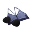 Nike Women's Indy Light-Support Padded V-Neck Sports Bra Blue