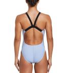 Nike Women's Logo Tape Fastback One Piece Swimsuit - Cobalt Bliss - Swimoutlet.com