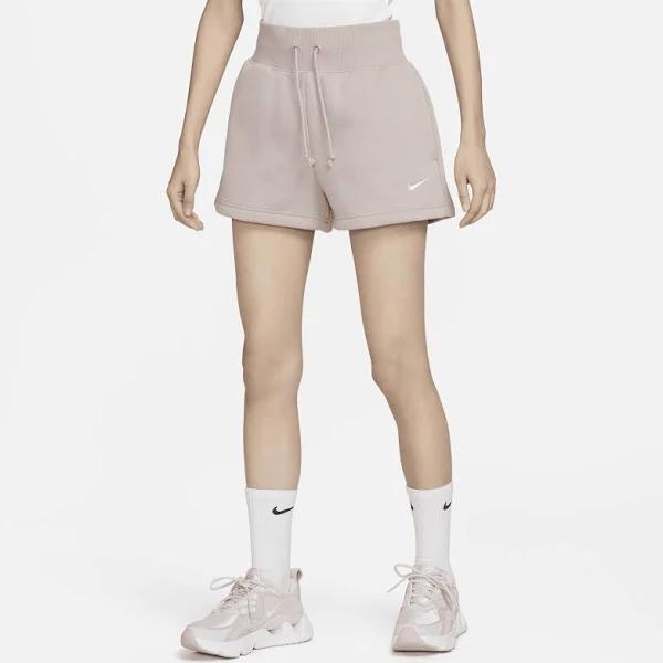 Nike Women's Nike Sportswear Phoenix Fleece High-Waisted Shorts Diffused Taupe