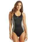 Nike Women's One Piece Swimsuit Gunsmoke Powerback One-piece XL