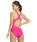 Nike Women's One Piece Swimsuit Pink Prime Solid Powerback One-piece XS