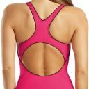 Nike Women's One Piece Swimsuit Pink Prime Solid Powerback One-piece XS