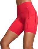 Nike - Women's Pink High-Waisted - Go Firm Support 8" Biker Shorts - Size S at The Iconic