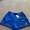 Nike Women's Plus Active Short Game Royal & White Club Fleece Shorts 1x