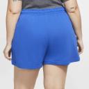 Nike Women's Plus Active Short Game Royal & White Club Fleece Shorts 1x