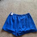Nike Women's Plus Active Short Game Royal & White Club Fleece Shorts 1x