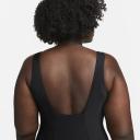 Nike Women's Plus One Piece Swimsuit Black U-Back One-piece 1x