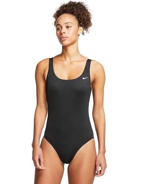 Nike Women's Plus One Piece Swimsuit Black U-Back One-piece 1x