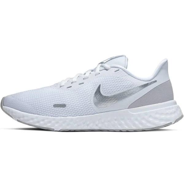 Nike Women's Revolution 5 Running Shoe (White/Wolf Grey/Pure Platinum) 11 US