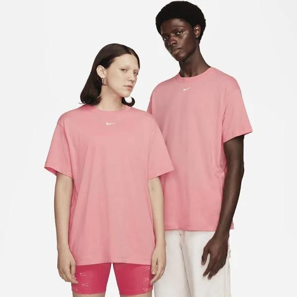 Nike Women's Sportswear Essentials T-Shirt Coral Chalk/White