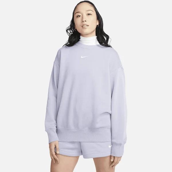 Nike Women's Sportswear Phoenix Fleece Crewneck Indigo Haze/Sail