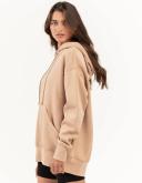 Nike Women's Sportswear Phoenix Fleece Oversized Pullover Hoodie Hemp/sail