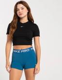 Nike - Women's White Shorts - Nike Pro 3" Shorts - Size L at The Iconic
