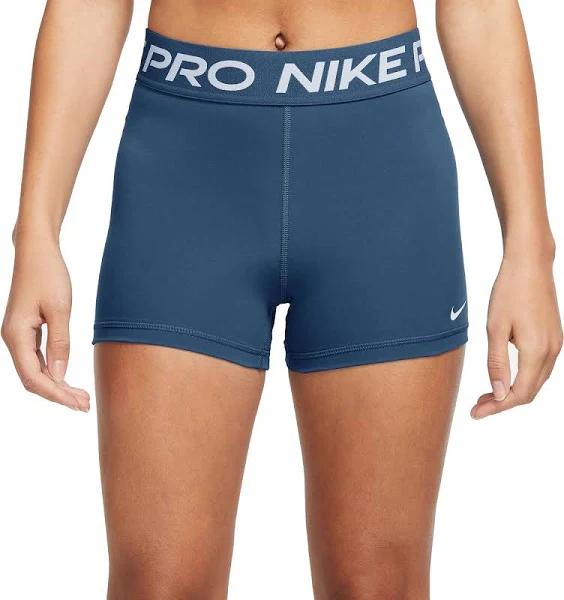 Nike - Women's White Shorts - Nike Pro 3" Shorts - Size L at The Iconic
