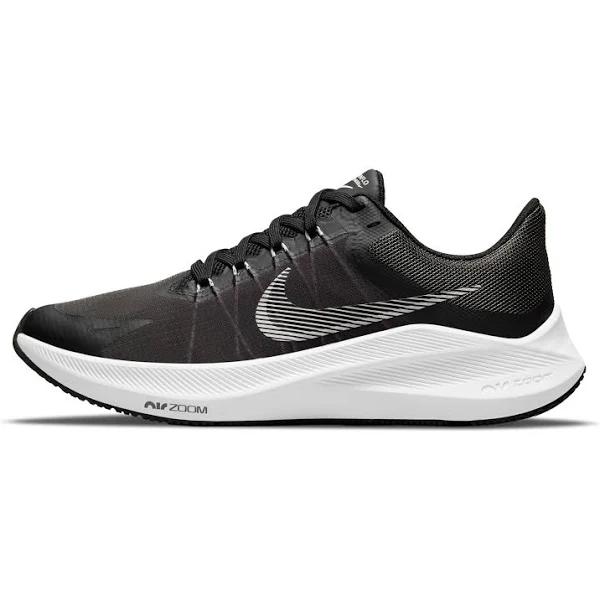Nike Women's Winflo 8 Running Shoes (Black/White/Dark Smoke Grey/Light Smoke Grey) 11 US