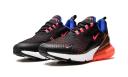 Nike Womens Air Max 270 Shoes - Size 8.5 - Bright Crimson/Racer Blue