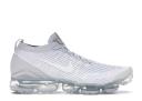 Nike Womens Air VaporMax Flyknit 3 White Pure Platinum