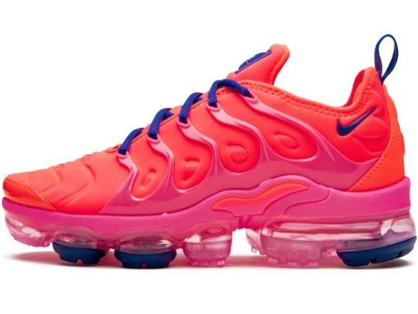 Nike Womens Air VaporMax Plus Bright Crimson Shoes - Size 7